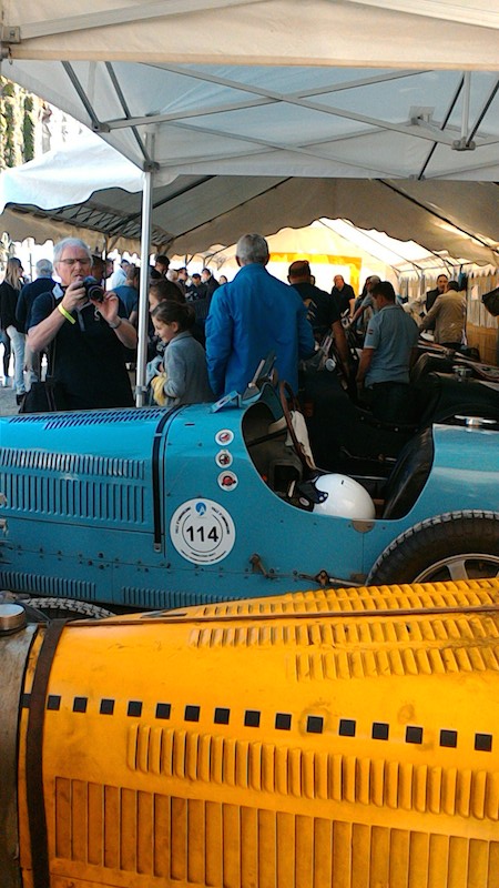 Bugattis in the Padock