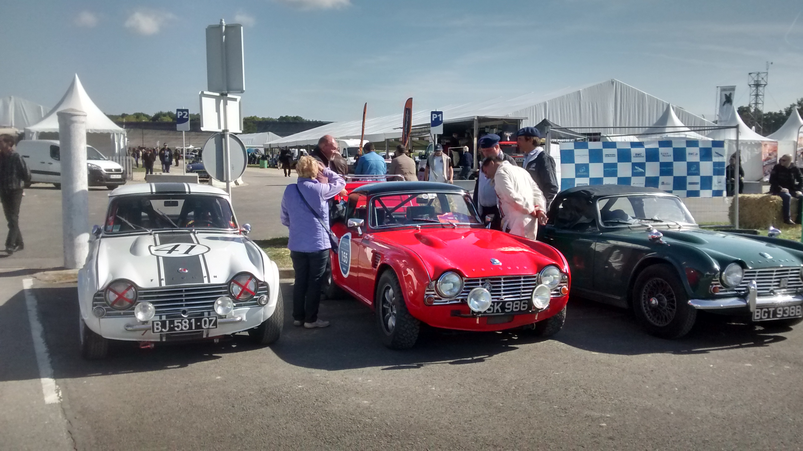 In the Paddock at Monthlhery